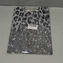 Fashion A4 Clipboard, Standard Letter Size 9" x 12.5", Decorative Wooden Clipboard with Low Profile Metal Clip for Office, School, Teachers, and Students, Luxury Black Leopard