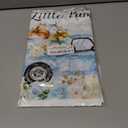 GREHUMOR Little Pumpkin Baby Shower Tablecloth a Sweet Little Pumpkin is on The Way Theme Blue Floral Truck Table Cover Plastic Disposable for Autumn Thanksgiving Baby Shower Party Decoration