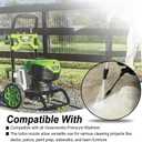 2000 PSI Turbo Nozzle, 1/4-Inch Quick Connect - Replacement for Greenworks 5201402, Compatible with All Greenworks Pressure Washers