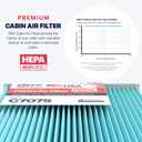 BNX TruFilter C7075 Cabin Air Filter, HEPA 99.97%, MADE IN USA, Compatible With Honda Fit, Scion FR-S; Subaru: BRZ; Toyota: 86