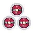 Diamond Glass Cutting Disc - 3pcs 4.5''(115mm) Diamond Saw Blade for Glass Jade Crystal Wine Bottle for Angle Grinder Arbor 7/8'' x 5/8''
