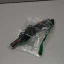 Terviiix Small Flat Iron for Short Hair, Temperature Adjustable Pencil Flat Iron Fast Heat Up, 3/10 Inch Beard Straightening Iron Dual Voltage with Tourmaline Ceramic Plates, Auto Shut Off (Orange)