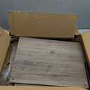 50 Inch TV Stand with Power Outlet Small Entertainment Center with Storage 3 Tier TV Consoles for Living Room Bedroom Office, Farmhouse TV Media Console Table for 50 43 40 32 Inch TV, Rustic Grey