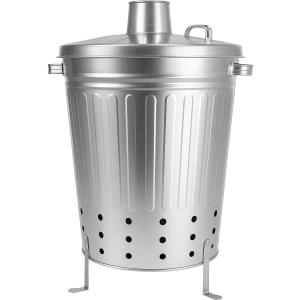 12-Gallon Galvanized Steel Incinerator Can with Lid
Rust-resistant construction, ventilated for steady airflow, covered burn design