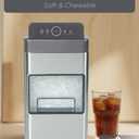 Orgo The Nugget Countertop Ice Maker, Makes 33 lbs. in 24 Hours, Nugget Shaped, Stainless Steel Ice Maker Ready in 10 Minutes, Self-Cleaning, Includes Scoop, RGN3505, Gray