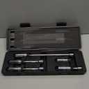 GEARWRENCH 5 Pc. 3/8" Drive 6 Pt. Magnetic Swivel Spark Plug Socket Set, 80601 , Black