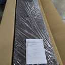 FDW Room Divider Wood Screen Mesh Woven Design Room Divider Folding Portable Partition Screen for Home Office (4 Panel, Brown)