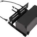 JTLB Steel Fence Phone Holder with Power Bank Clamp, Sunshade, for Sports Events
