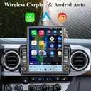 Android 14 Car Radio Stereo Compatible with Toyota Tacoma 2016-2023, Wireless CarPlay Android Auto, 5G WiFi, GPS, BT 5.0, Retains OEM Backup Cam/Steering Wheel Control/Amplifier (9.7 Inch)