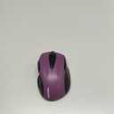 TECKNET Wireless Mouse, 2.4G Ergonomic Optical Mouse, Computer Mouse for Laptop, PC, Computer, Chromebook, Notebook, 6 Buttons, 24 Months Battery Life, 2600 DPI, 5 Adjustment Levels (Purple)