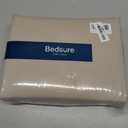 Bedsure 100% Washed Cotton Duvet Cover King Size - Tannish Linen Grey Minimalist Bedding Set 3-Piece - PureWoven Plain Simple & Soft Comforter Cover 3-Piece (Tannish Linen Grey, King, 104"x90")