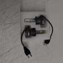 D2H LED Bulbs 110W 30000Lm Super Bright 12V 6500K Cool White Built-in Fan and Thermally Conductive Copper Tube Fog Lamp 2pcs