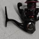 Quantum Smoke Spinning Fishing Reel, Changeable Right- or Left-Hand Retrieve, Continuous Anti-Reverse Clutch with NiTi Indestructible Bail, SCR Alloy Frame, Black