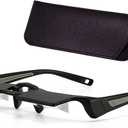 Lazy Glasses Laying Down Light Prism Glasses 90Angle Prism Glasses Neck Relaxer for Lying down Reading and Watching (Grey)