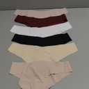 6Pcs/Set Women V-Waist Panties Seamless Briefs Low Waist Sexy Lingerie Invisible Ice Silk Underwear M