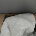 Best Friends by Sheri The Original Calming Donut Dog Bed for Large Dogs up to 100 lbs, Lux Faux Fur, Gray, 36" x 36"