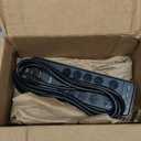 DEWENWILS 10-Outlet Surge Protector Power Strip with 4 USB Ports, 15 FT Long Extension Cord, Right Angle Flat Plug, 2480J Surge Rating 15AMP Circuit Breaker, Wall Mountable, UL Listed