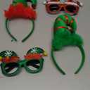 Aneco 4 Pack Creative Elf Headband and Elf Eyeglasses Frame Christmas Elf Costume Accessory Glasses Headband for Holiday Gift Favors