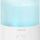 raydrop Humidifiers for Bedroom, 3.0L Cool Mist Humidifiers for Large Room & Home, Top Fill Air Humidifier for Baby Nursery & Plants, Essential Oil Diffuser with Color Lights, Timer, Auto ShutOff