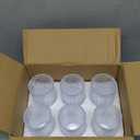 Bekith 6 Pack 12 oz Romantic Water Glasses, Premium Drinking Glasses Tumblers for Beverages, Beer, Refreshments, Vintage Glassware Set for Dinner Parties, Bars, Restaurants