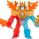 Heroes of Goo Jit Zu Goo-Tron Supreme Combines The Power of Blazagon, Pantaro & Thrash in 1 Ultimate Hero, with 3 Different Goo Fillings, 35+ Phrases & Lights, Face Swap & Triple Attack Feature