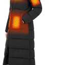 Wulcea Graphene Heated Jacket For Women 12V 18400mAh Fast Charge Large Capacity Battery, L