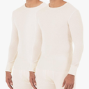 Fruit of the Loom Men's Classic Midweight Waffle Thermal Underwear Crew Top 2XL