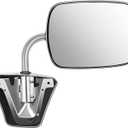 ECCPP Pair Set Fit for 1973-91 Chevy/Chevy GMC Jimmy Suburban C10 20 30/C/K1500 2500 3500/C15 25 35 Manual Stainless Mount Folding Chrome Side Mirrors