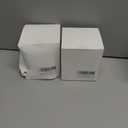 2 x Gold Christmas Tree Ornaments 2025 - Gingerbread Face with Glasses, Mini Glass Blown Hanging Christmas Decorations, Fun Rare Ornaments for Xmas Tree Home Outdoor Centerpiece