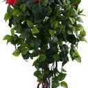 Nearly Natural 4’ Hibiscus Artificial Tree, 4ft, Green