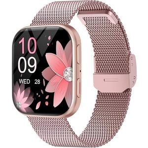 MorePro Health Fitness Tracker with 24/7 Heart Rate/Blood Pressure Monitor, Blood Oxy-gen/Sleep Tracking, 120+ Sports Activity Tracker, Smart Watch (Make/Answer Call) with Step Counter for Women Men