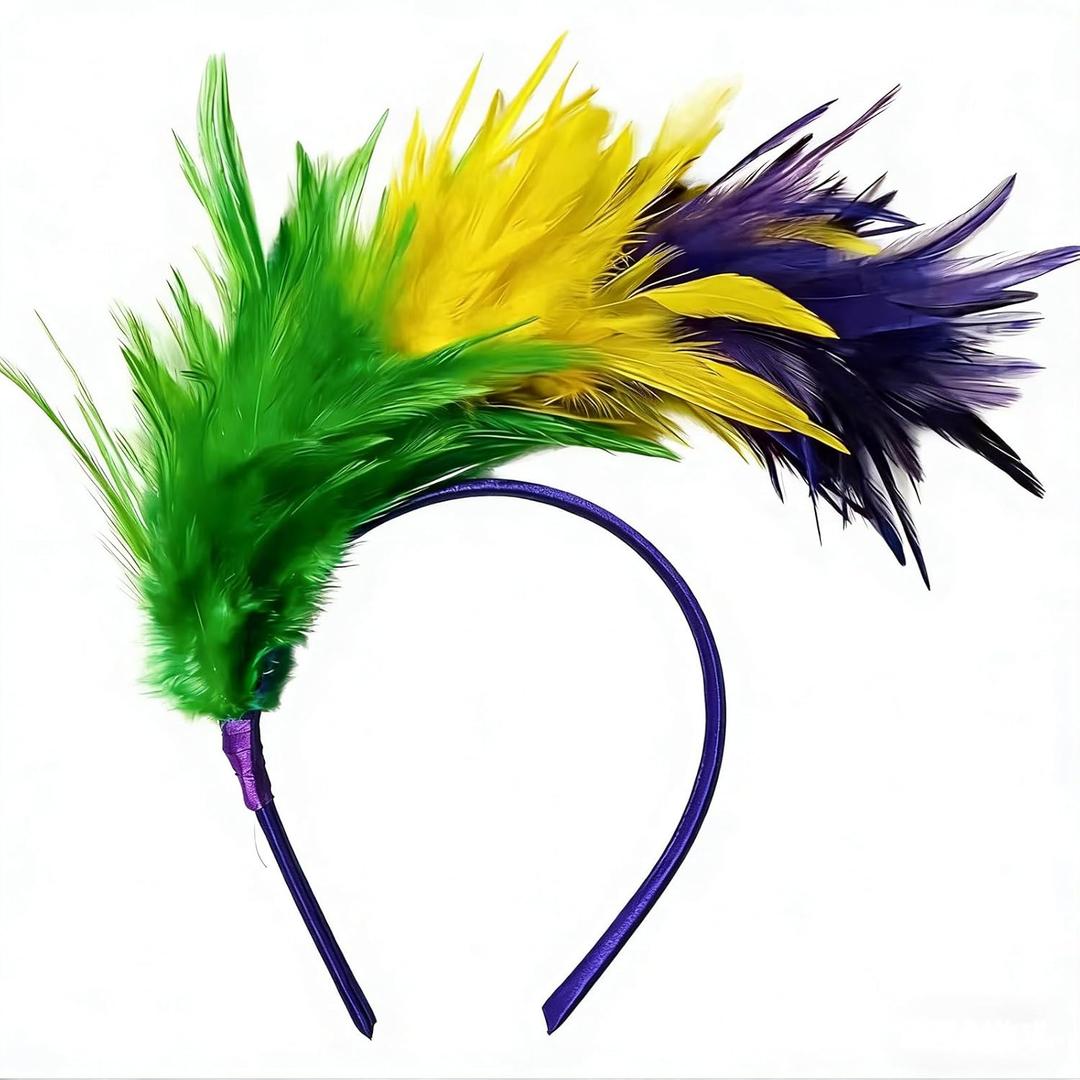 2 x SHANPIN Feather Boa Fascinator Headband Party Wedding Sallon Headwear Flapper Headpiece Feathers Fascinator Headband Fascinators Hats for Women Tea Party Headpiece