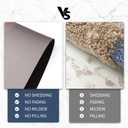 Bath Mat, Bathroom Mat Rugs Super Absorbent Shower Mats Non Slip Quick Dry Thin Rubber Mats for Bathroom Floor Fit Under Door, Shower Rug for Bathtub, Shower, Beige (2'3" x 1'5" (Rectangular), Rectangle Pink-grey)