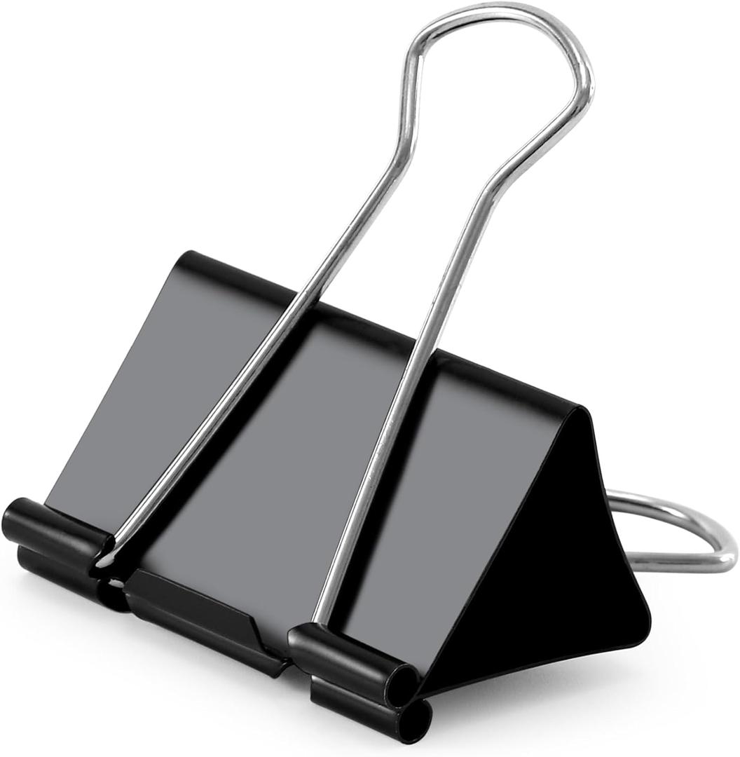 Ufmarine Extra Large Binder Clips 2.4 Inch Length, Jumbo Binder Clips for Office (48 Pcs)