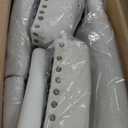 COLAMY Upholstered Dining Chairs Set of 4, Parsons Style Linen Beige Accent Chairs with High Back, for Round Kitchen Table or Small Dining Room  Comfortable & Stylish