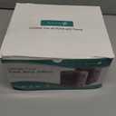 Sunany Inflatable Travel Foot Rest Pillow, Airplane Bed for Kids and Toddler, Adjustable Height Portable Elevating Leg, Trains, Cars, Home, Office (2 Pack) (Grey)