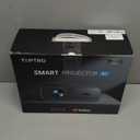 Smart Projector1000 ANSI/Compatible with Netflix4K Projector with WiFi 6 and 2-Way Bluetooth, AI Auto Focus & Keystone, 20W Dolby Audio,Built-in Apps,TOPTRO A1 Portable Proyector for Outdoor Movie (Black)