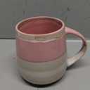 Bosmarlin Extra Large Ceramic Coffee Mug, 23 Oz, Dishwasher and Microwave Safe, Oversized Big Tea Cup, Reactive Glaze (Pink)