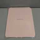 deweisn Folding Travel Mirror Lighted Makeup Mirror with 72 LEDs 3 Colors Light Modes, USB Rechargable, Portable, Ultra Thin, CompactVanity Mirror with Touch Screen Dimming for Cosmetic (Pink)