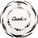 Baden Z-Series Size 3 Cushioned TPU Leather Soccer Ball, Black/White