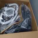 COLAMY Bar Stools Set of 2, Adjustable Modern Swivel Bar Chairs, Faux Leather Upholstered Barstools Counter Height with High Backrest for Bar, Kitchen Island, Dining Room, Black