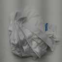 204Inch White Polyester Table Skirt for Rectangle tables 6ft(Full Cover), Wrinkle Free Pleated Ruffle Cloth Table Desk Skirts 17ft for Banquet,Wedding,Trade,Baby Shower,Display Gift Dining Tables (204" x 30" (Rectangular)