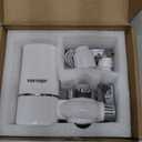 Vortopt Advanced Sink Faucet Filter, NSF Certified Faucet Installation System, 400 Gallon Capacity, Can Reduce 99% Chlorine and Odors, with 1 Water FilterT1-White