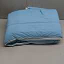 REST Evercool Cooling Comforter, Full/Queen, Blanket for Hot Sleepers, All Season Bedding to Keep Cool for Night Sweats, Breathable Lightweight Blanket, 90"x90" Inches, Aqua Blue