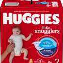 Huggies Size 2 Diapers, Little Snugglers Baby Diapers, Size 2 (12-18 lbs), 84 Count