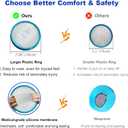 Tideshake Waterproof Foot Cast Cover for Showering, Reusable Adult Foot Cast Protector, Cast Covers for Ankle Shower after Surgery, Watertight Cast Bag for Burns