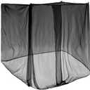 4 Corners Mosquito Net for Mosquiteros para Camas Bed Canopies Netting Bed Drapes Rectangular Mosquito Mesh for Camping Home Outdoor Travel Dormitory(Black,L79 X W47 X H59 Inch)