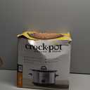 Crock-Pot 4.5 Quarts Manual Design Series Slow Cooker with 3 Manual Heat Settings Cooks Meals for 4 Plus People with Removable Stoneware Bowl, Silver