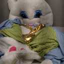 Morph Easter Bunny Costume Adult Deluxe Rabbit Mascot Outfit for Men - Perfect for Easter Costumes and Events (L)