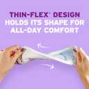 Poise Ultra Thin Incontinence Pads & Postpartum Pads for Bladder Leaks, 4 Drop Moderate Absorbency, Long Length, 48 Count